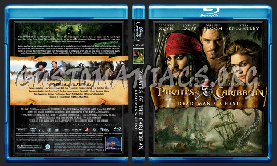 Pirates Of The Caribbean Collection blu-ray cover