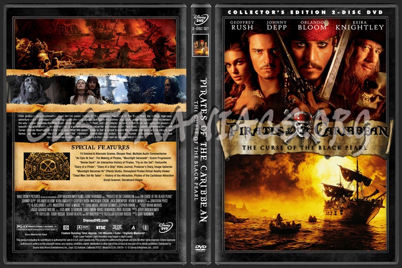 Pirates Of The Caribbean Collection dvd cover