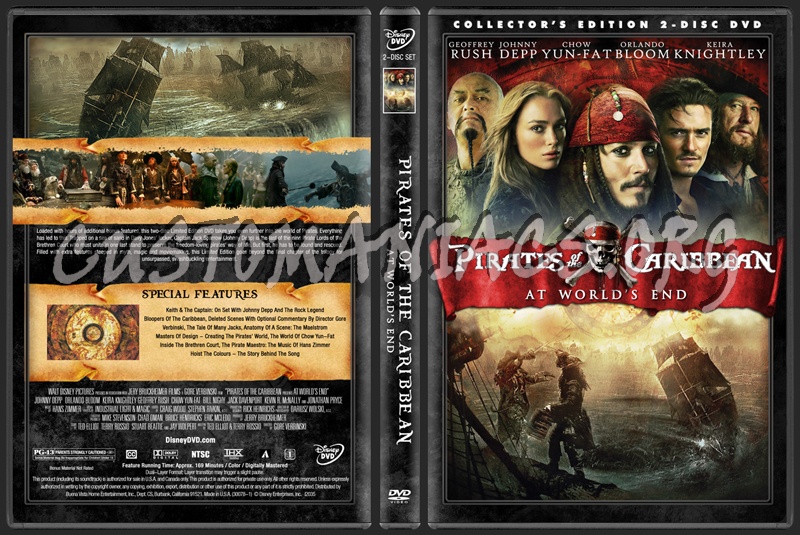 Pirates Of The Caribbean Collection dvd cover