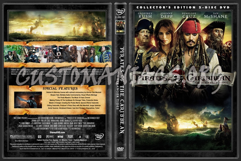 Pirates Of The Caribbean Collection dvd cover