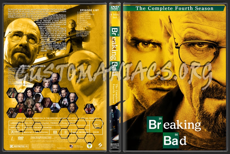 Breaking Bad Complete Season 4 dvd cover