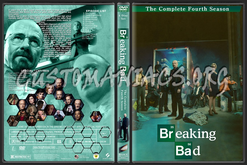 Breaking Bad Complete Season 4 dvd cover