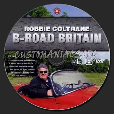 Robbie Coltrane B-Road Britain dvd label