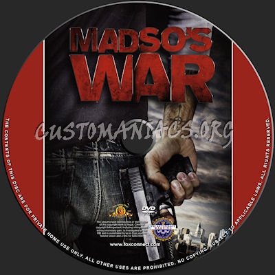 Madso's War dvd label