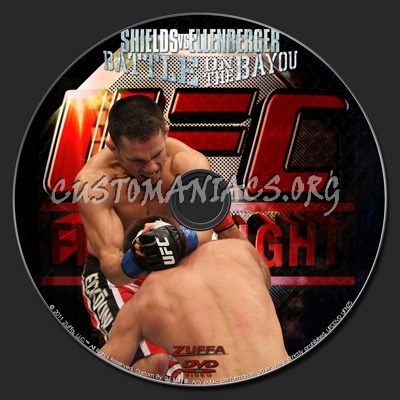 UFC UFN 25 Shilds vs. Ellenberger (Battle on the Bayou) dvd label
