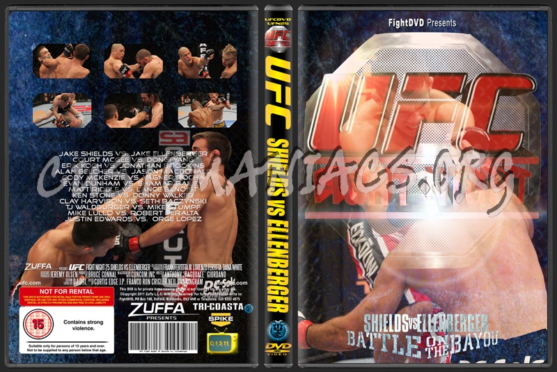 UFC UFN 25 Shilds vs. Ellenberger (Battle on the Bayou) dvd cover