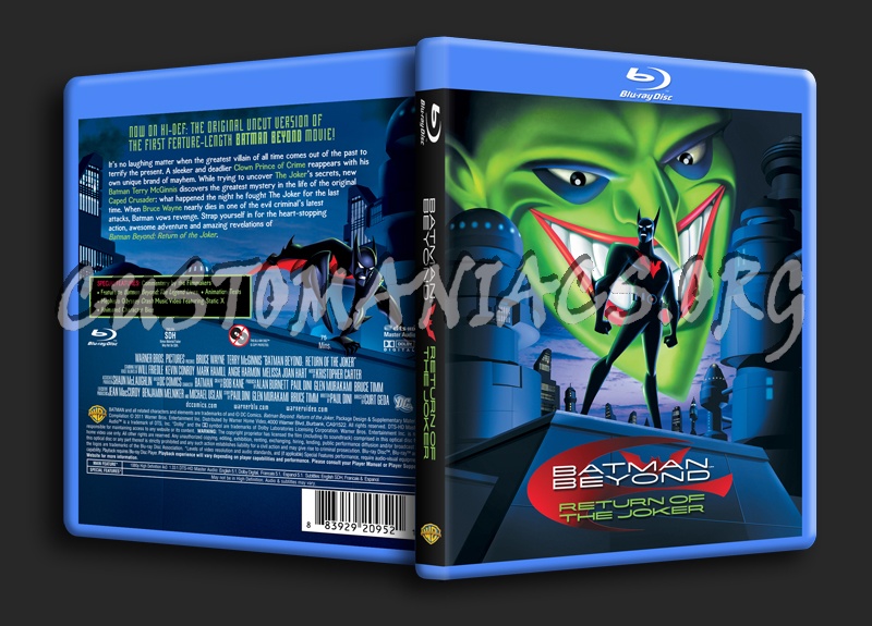 Batman Beyond Return of the Joker blu-ray cover