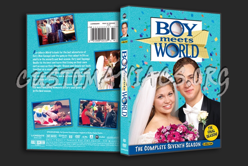 Boy Meets World Season 7 dvd cover