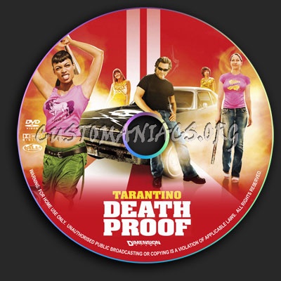 Death Proof dvd label