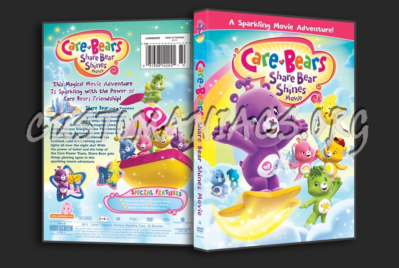 Care Bears Share Bear Shines dvd cover