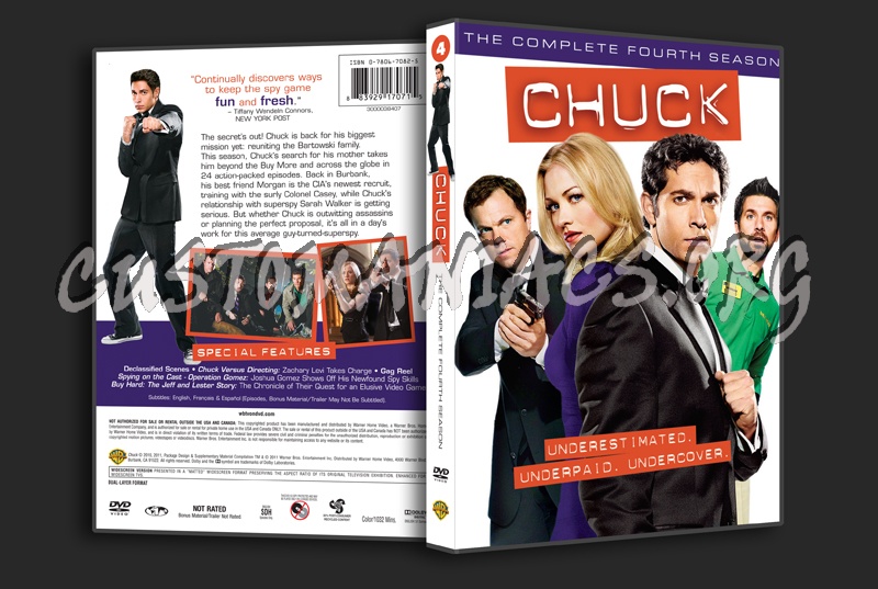 Chuck Season 4 dvd cover