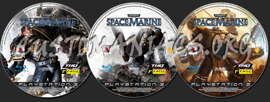 Space Marine dvd label