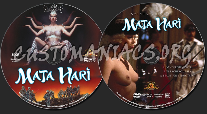 Mata Hari dvd label
