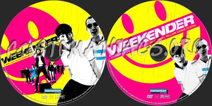 Weekender dvd label