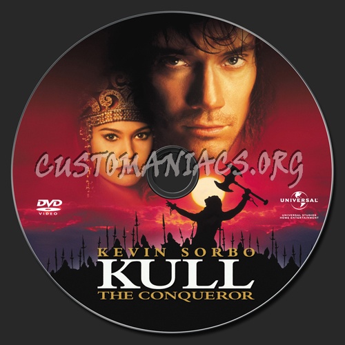 Kull: The Conqueror dvd label