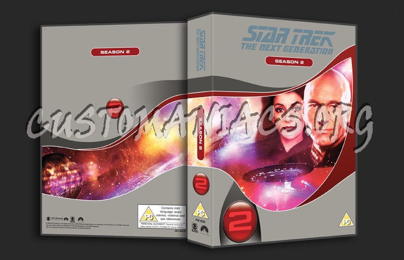 Star Trek The Next Generation Season 2 dvd cover