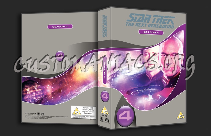 Star Trek The Next Generation Season 4 dvd cover