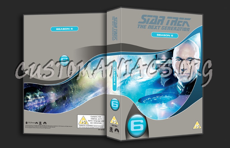 Star Trek The Next Generation Season 6 dvd cover