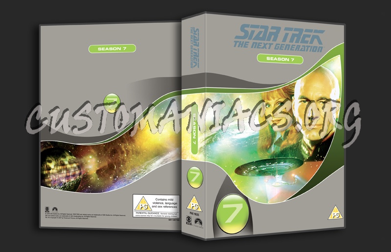 Star Trek The Next Generation Season 7 dvd cover