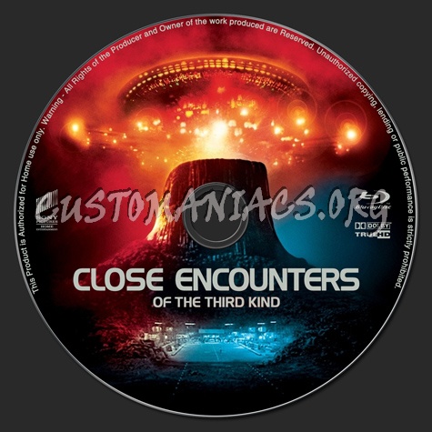 Close Encounters of the Third Kind blu-ray label