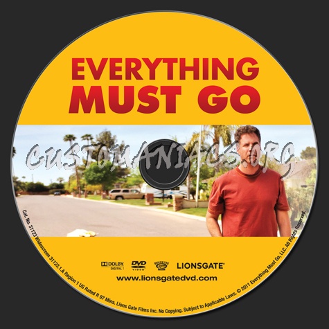 Everything Must Go dvd label