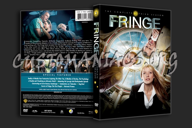 Fringe Season 3 dvd cover