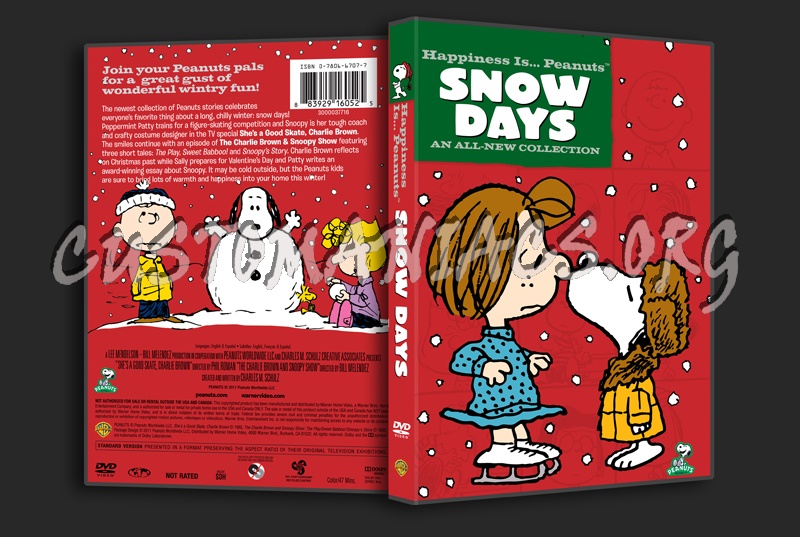 Happiness is Peanuts Snow Days dvd cover