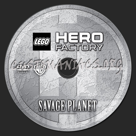 Lego Hero Factory Savage Planet dvd label