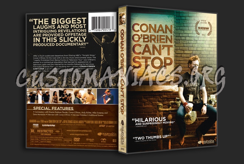 Conan O'Brien Can't Stop dvd cover