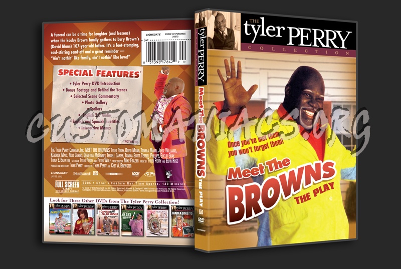 Meet the Browns the Play dvd cover