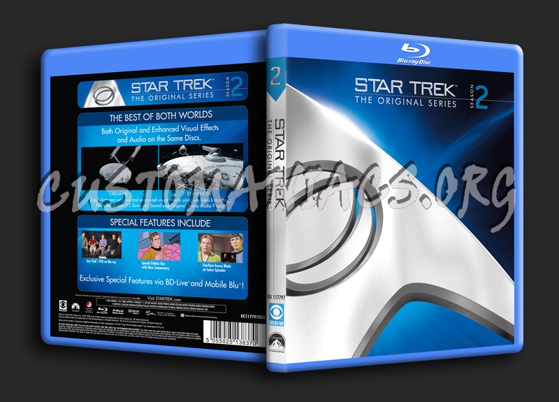 Star Trek The Original Series Season 2 blu-ray cover