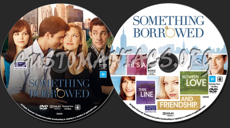 Something Borrowed dvd label