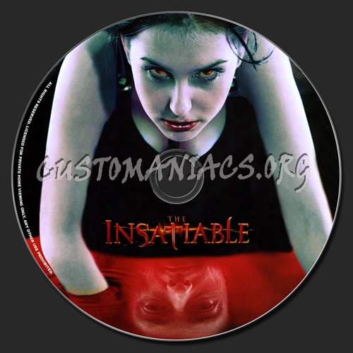 The Insatiable dvd label