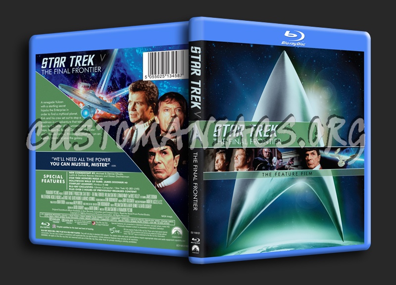 Star Trek V The Final Frontier blu-ray cover