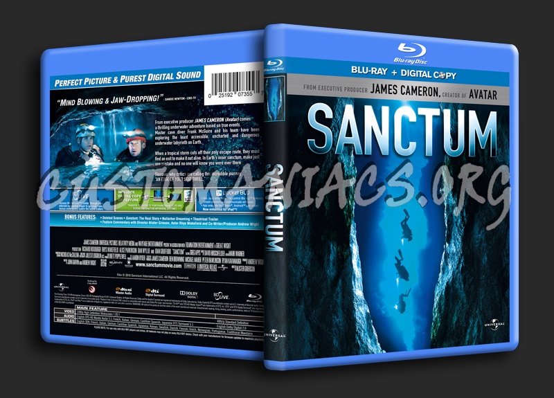 Sanctum blu-ray cover