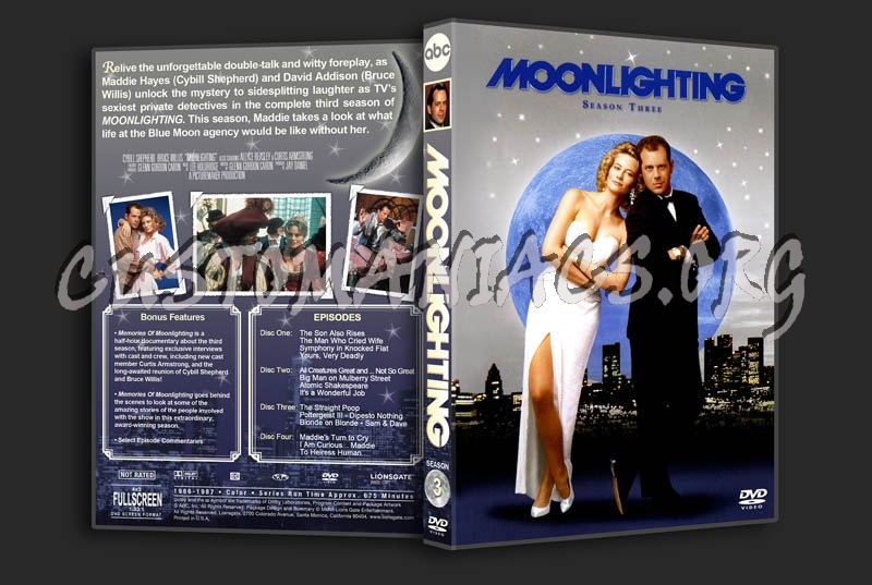 Moonlighting: Seasons 1-5 dvd cover