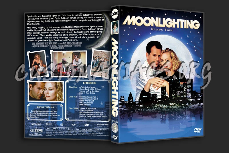 Moonlighting: Seasons 1-5 dvd cover