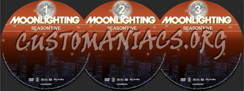 Moonlighting: Season 5 dvd label