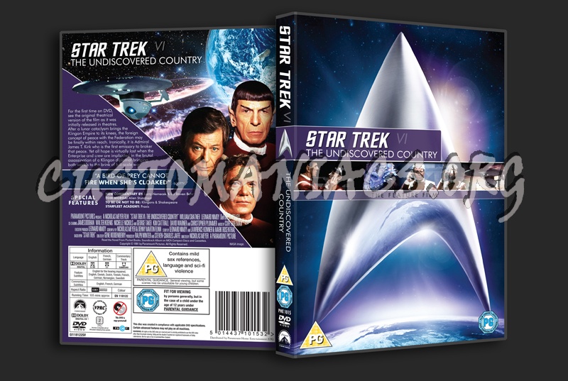Star Trek VI The Undiscovered Country dvd cover