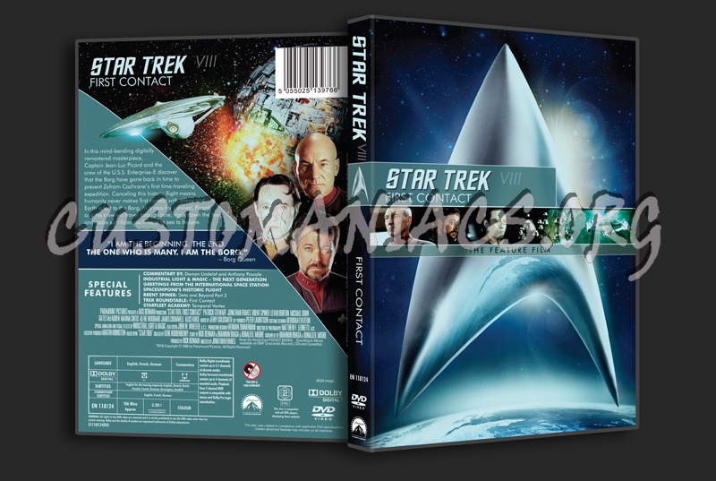 Star Trek VIII First Contact dvd cover