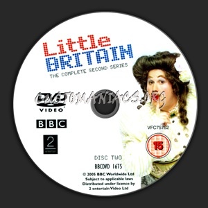 Little Britain Series 2 dvd label