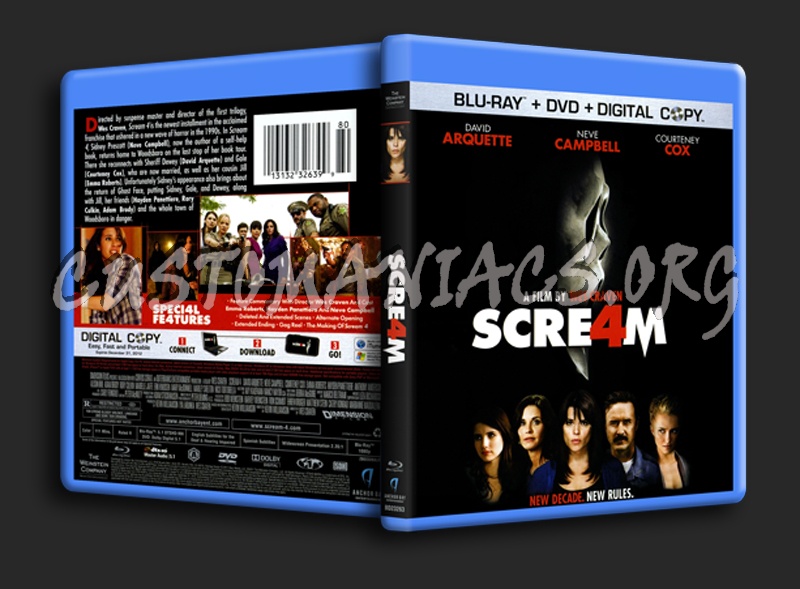 Scream 4 blu-ray cover