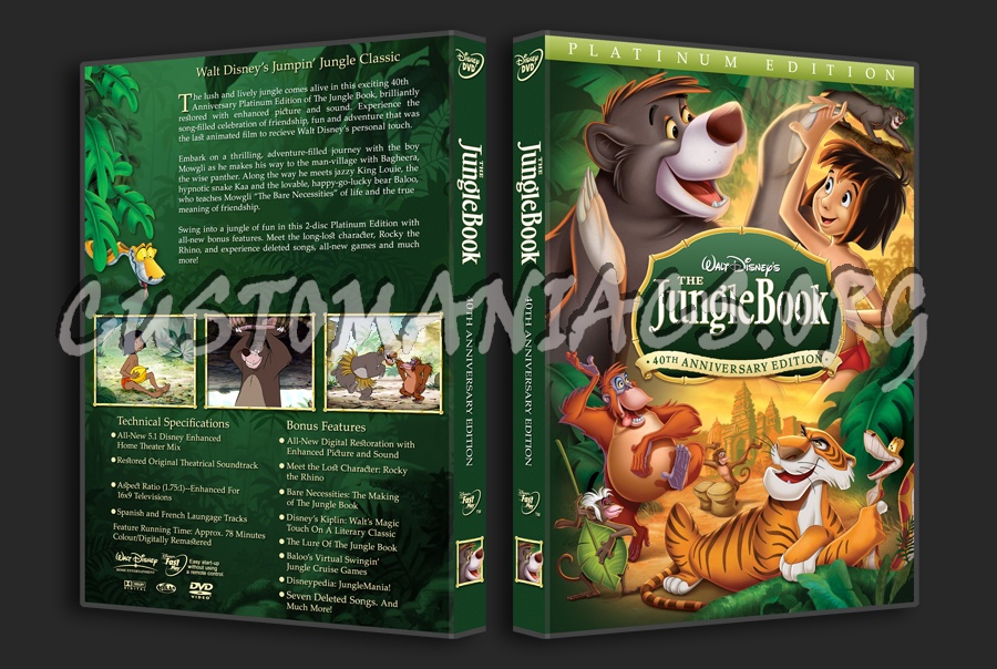The Jungle Book dvd cover