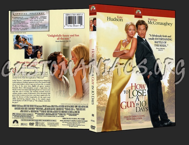 How To Lose A Guy In 10 Days dvd cover