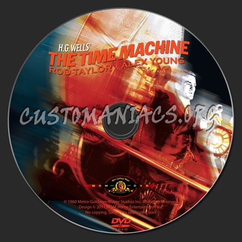 The Time Machine (1960) dvd label
