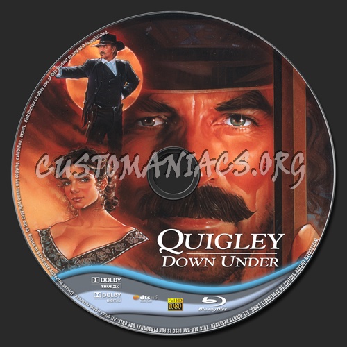 Quigley Down Under blu-ray label