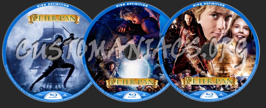 Peter Pan blu-ray label