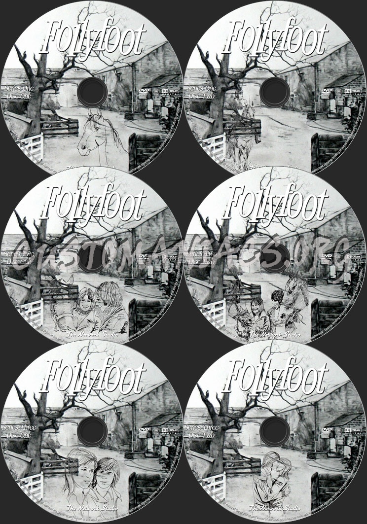 Follyfoot Series 1-3 dvd label