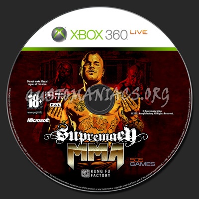 Supremacy MMA dvd label