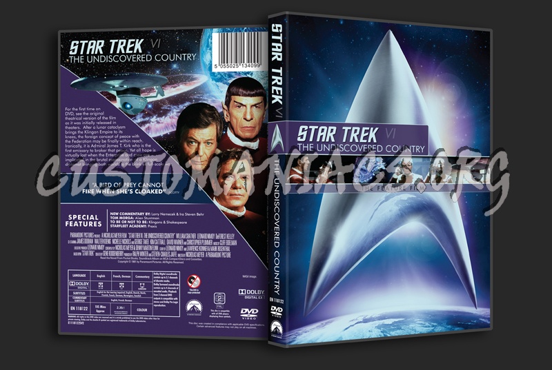 Star Trek VI The Undiscovered Country dvd cover